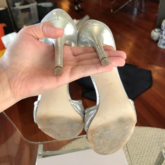 Nine West d’Orsay Peep-Toe Heels, sz 7 - Picture 4 of 5